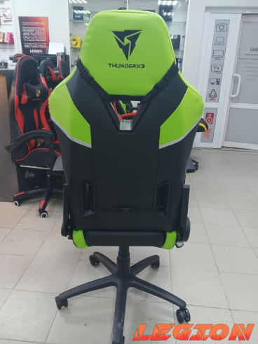 Игровое Кресло Thunder X3 (Черно-Зеленое)